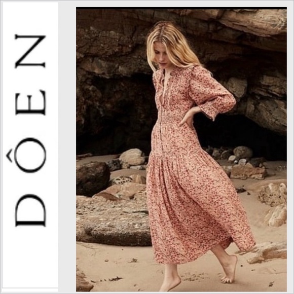 Doen Dresses & Skirts - Doen Monet Dress pink valley L maxi dress